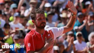 Wawrinka's Roland Garros farewell ends in first-round defeat to De Jong