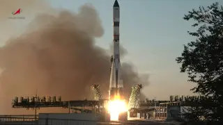 Progress 96 lifts off for the ISS with about 3 tons of cargo