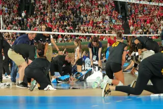 Humidity Forces Suspension of Nebraska-Missouri Volleyball at Wrigley Field, Rescheduled for Later