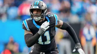 Panthers place Scourton on IR with torn ACL, add Cam Gill