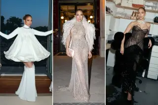J.Lo's Paris Birthday Bash: Couture, Diamonds and Triple Looks