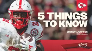 Chiefs land Nebraska RB Emmett Johnson with 161st pick