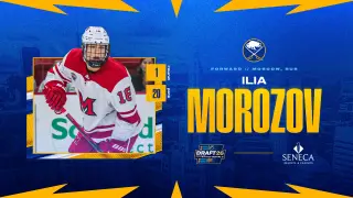 Sabres land two-way forward Morozov at No. 20