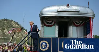 Trump leans on Theodore Roosevelt legend at North Dakota library dedication