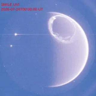 SMILE Satellite Captures First Full-Day Auroral Oval in Ultraviolet