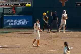 Hot mic mars ESPN softball broadcast as Texas defeats Arizona State 5-0