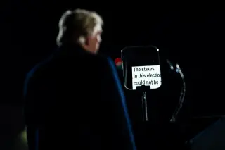 White House teleprompter operator suspended over online wagers on Trump speeches