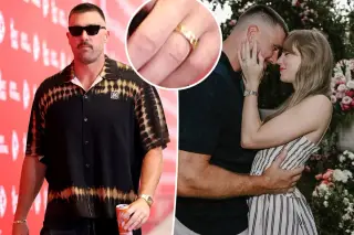 Kelce flashes wedding band ahead of Chiefs preseason