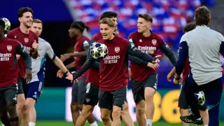 Arsenal sharpen sand in Budapest ahead of CL final with PSG