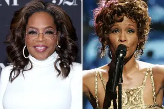Oprah Winfrey recounts Whitney Houston stage fall and press-silence plea