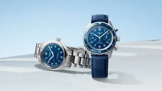 Longines Expands Spirit Pilot Line with Blue Dial Variants
