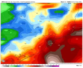 Houston's Rainy Week: Widespread Showers with Uncertain Flood Risk