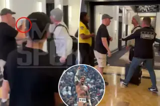 CM Punk snaps at fan filming his wife in Vegas after WrestleMania