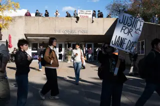 Cornell Campus Fractures as Vandalism and Strict Protest Rules Follow Gang Rape Lawsuit