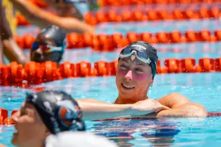 Walsh Sparks Pan Pacs Day 1 Finals With Championship-Record Sprint