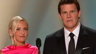 Buffy Stars Gellar and Boreanaz Reunite on Emmys Stage for 30th Anniversary
