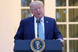 Trump jokes he could ban fishing during White House dinner