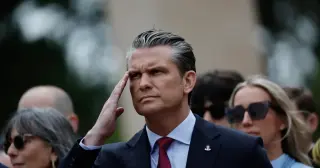 Hegseth frames migration as an invasion at D-Day ceremony