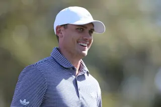 Aberg Says Chasing Scheffler Is 'Unfair' Ahead of FedEx St. Jude Finish