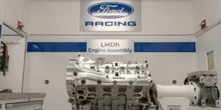 Ford's Le Mans–Bound V-8 Roars on Dyno in Simulated Lap