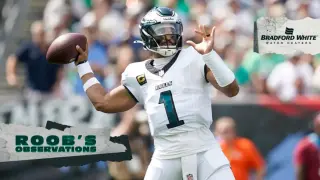 Hurts orchestrates late rally as Eagles edge Titans 24-20