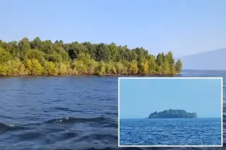 Floating island in BC reservoir appears briefly before vanishing