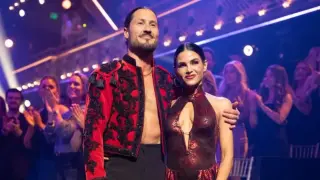 DWTS Bench Val Chmerkovskiy After Inaba Slap Joke