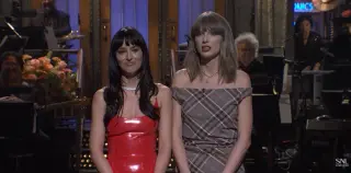 Taylor Swift Makes Surprise SNL Cameo to Mock Dakota Johnson's Dating Life