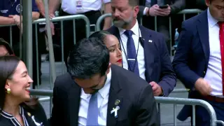 Trump blasts AOC and Mamdani for 9/11 ceremony laughter
