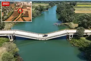 Greek Drivers Risk Buckling Bridge to Skip 19-Mile Detour