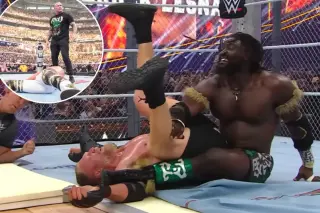 Oba Femi Stuns Lesnar in Hell in a Cell at SummerSlam Night 1