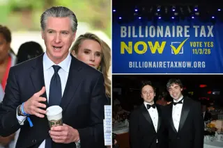 Union Chief Takes On Newsom Over Billionaire Tax as 2028 Buzz Grows