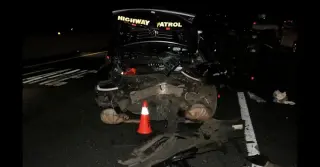 Sleeping Tesla driver crashes into CHP cruiser at fatal scene on I-80