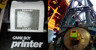 Retro Game Boy Camera Captures Jupiter Through Giant Telescope