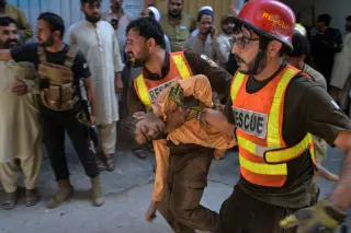 Peshawar School Roof Collapse Kills 34, Including 33 Children