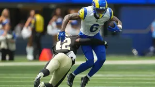 Rams ride depth to 34-0 preseason win over Saints