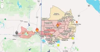 Bug Fire Triggers Mandatory Evacuation in Hungry Valley