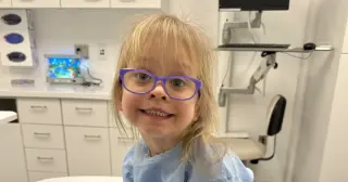 Three-year-old’s battle to save her sight with 14 months of chemo for NF1 brain tumors