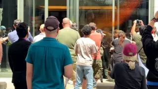 Chemical irritant sprayed as anti-ICE protest outside St. Paul courthouse coincides with charges