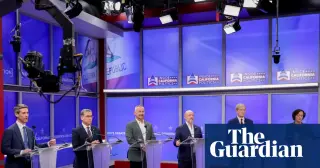 Californians watch a wide-open race in a heated governor debate