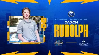 Sabres snag Daxon Rudolph with No. 4 pick in 2026 NHL Draft