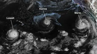Hurricane Lowell Heads Toward Hawaii, Bringing Big Surf and Uncertain Impacts