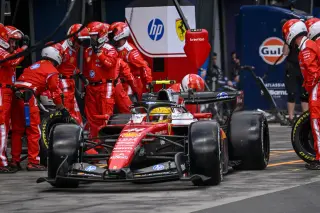 Russell backs Ferrari's late-pit gamble on Hamilton at Silverstone