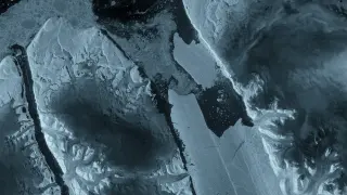 Satellite imagery shows Greenland’s Petermann Glacier shedding ice in a decade