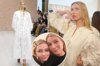 Apple Martin Walks Chloé Runway at Paris Fashion Week