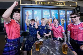 Scotland fans flood Beantown for World Cup cheers