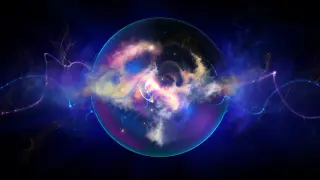 Time blooms from inside a tiny quantum universe