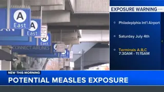 Public health alert after measles exposure linked to Philadelphia airport travel