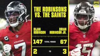 Falcons' Penix-led surge turns Saints' 20th anniversary into a 21-point rout