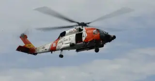 Sitka Coast Guard helicopter crash injures four during training